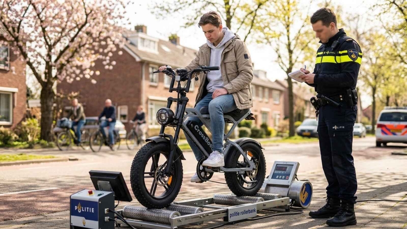 Fatbikes opgelet: politie rolt nieuwe rollerbanken uit