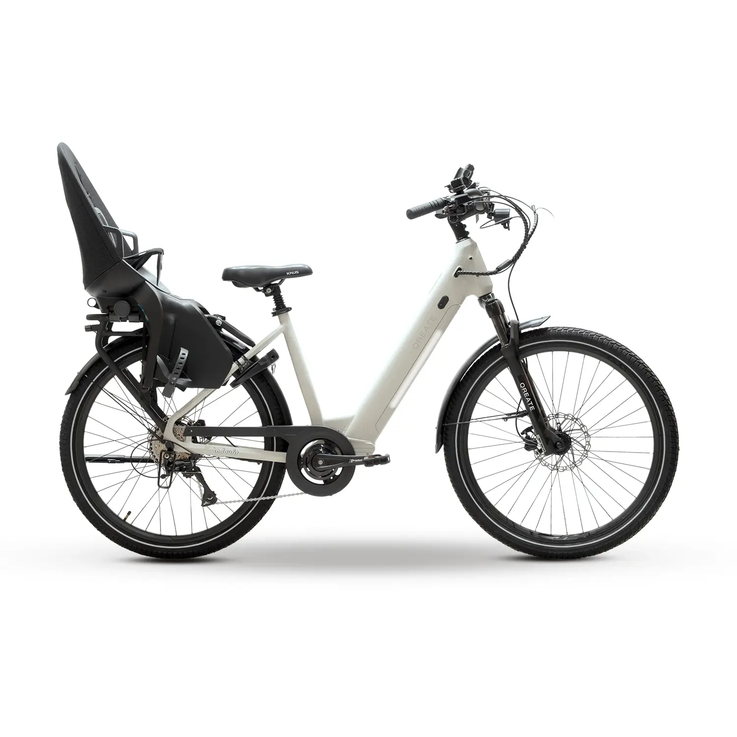Qreate City Pro Gravel Grey 2.0 Family Back
