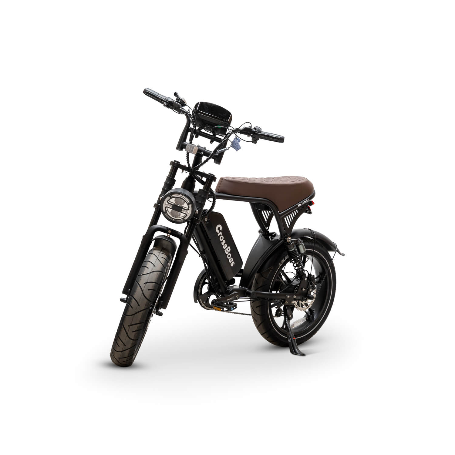 CrossBoss - V8 Ultra Black Brown Saddle