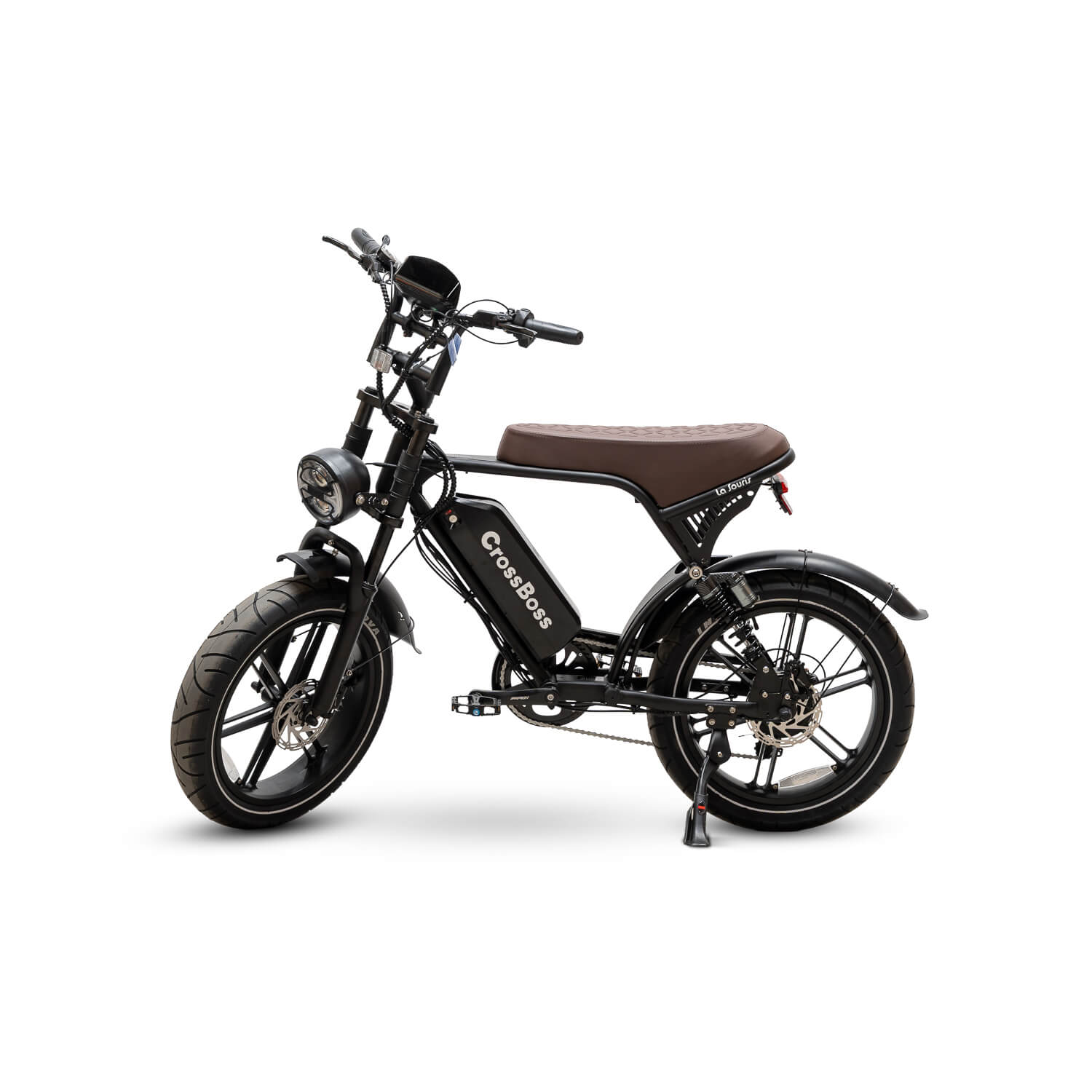 CrossBoss - V8 Ultra Black Brown Saddle (1)