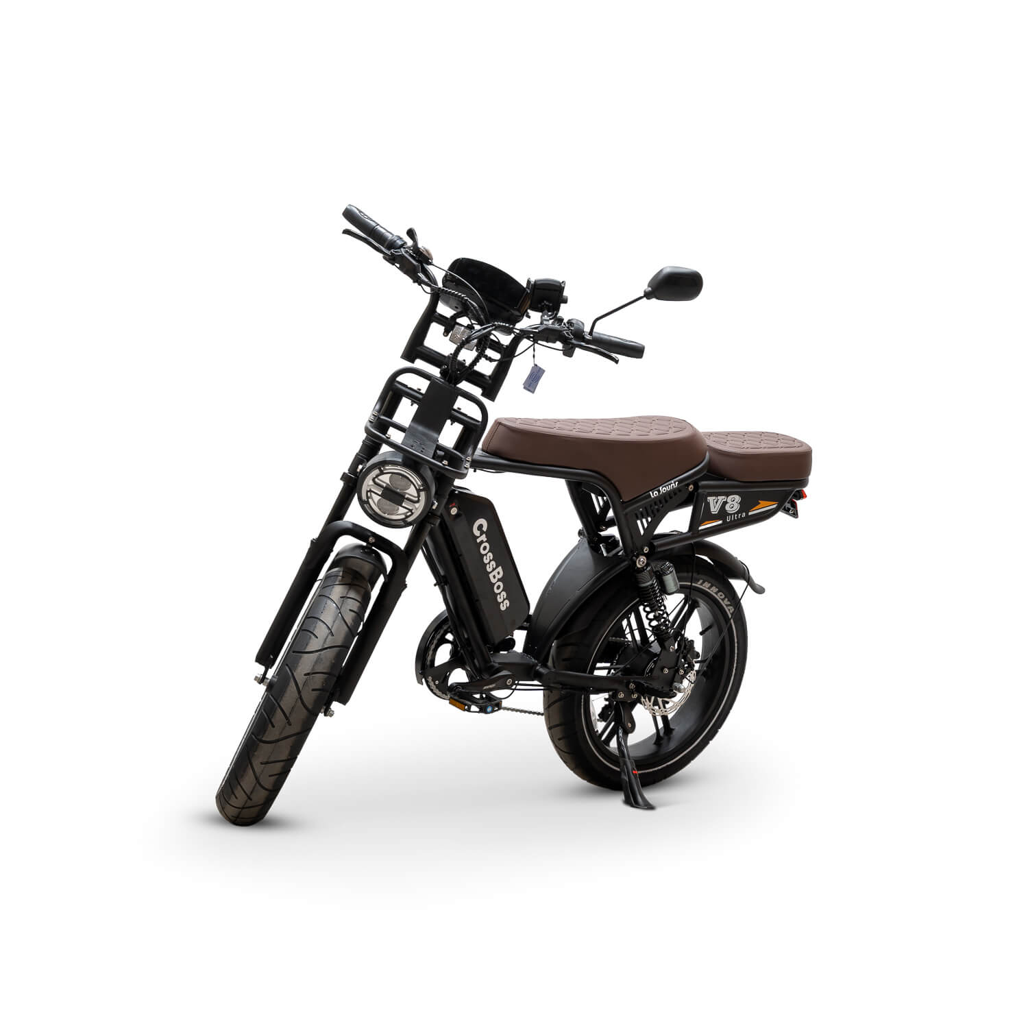 CrossBoss - V8 Ultra Black Brown Saddle Special Edition (1)