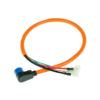 Accu aansluitkabel Oranje kabel van controller naar de accu