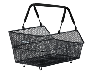 Basil mand Cento MIK zwart - Zwart Kleur - 25.5x24x39cm. maat