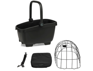 Cortina hondenmand Doha zwart MIK - Zwart Kleur - 28L maat