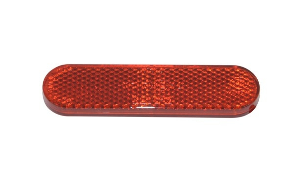 Reflector achterspatbord rood