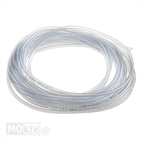 Benzineslang 5x8mm blauw (1 meter