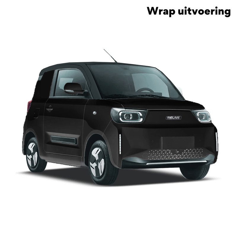 Relive Microcar N1 • Zwart metallic - 90 km/u (1)