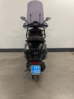 Vespa • • Sprint S 50 - Full Option - EURO5 • Mat Zwart (Matt Opaco Black) • 25 km/h (4)